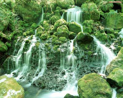 Каскадный водопад, хранитель экрана (скринсейвер)